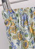Boho Skirts in Esme Flower in Green For Women